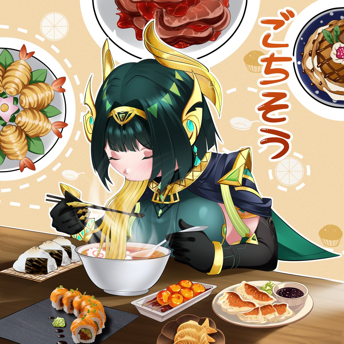 YuikaYuiKawaii's tweet photo. Nefer big food
#GenshinImpact #Nefer #ネフェル https://t.co/31pp0UbZLX