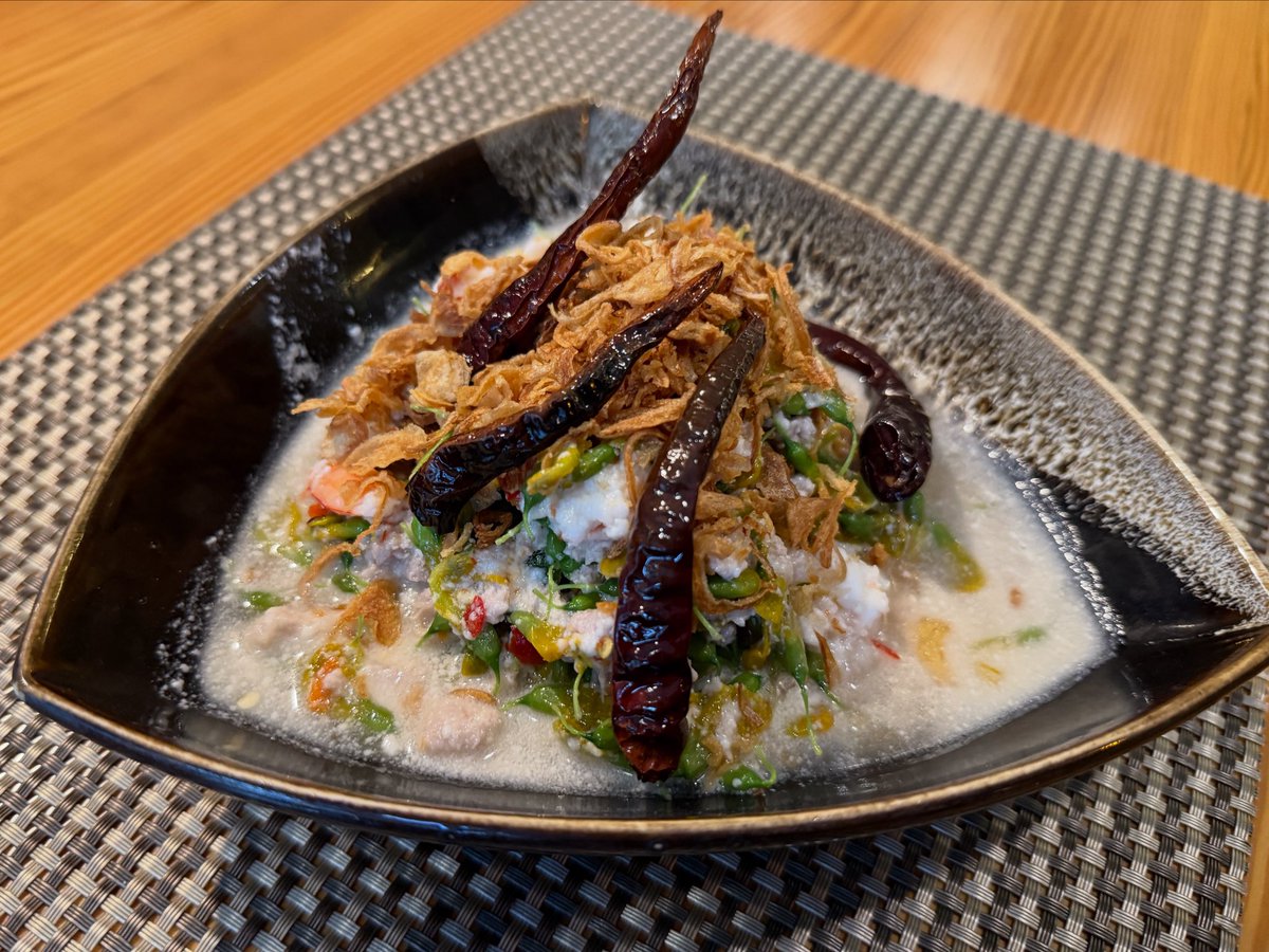 tipamart's tweet photo. Mouth-Watering Thai Cuisine; Sesbania Flower with Minced Pork Salad อร่อยล้ำตามตำรับแม่ครัวหัวป่าก์ไทย 🇹🇭 “ยำดอกโสน“ #foodtraveller #foodtravel #thaifood #thaifoodie #DeliciousThaiFood #foodlover #foodie #hellothailand https://t.co/e838k0WeIF