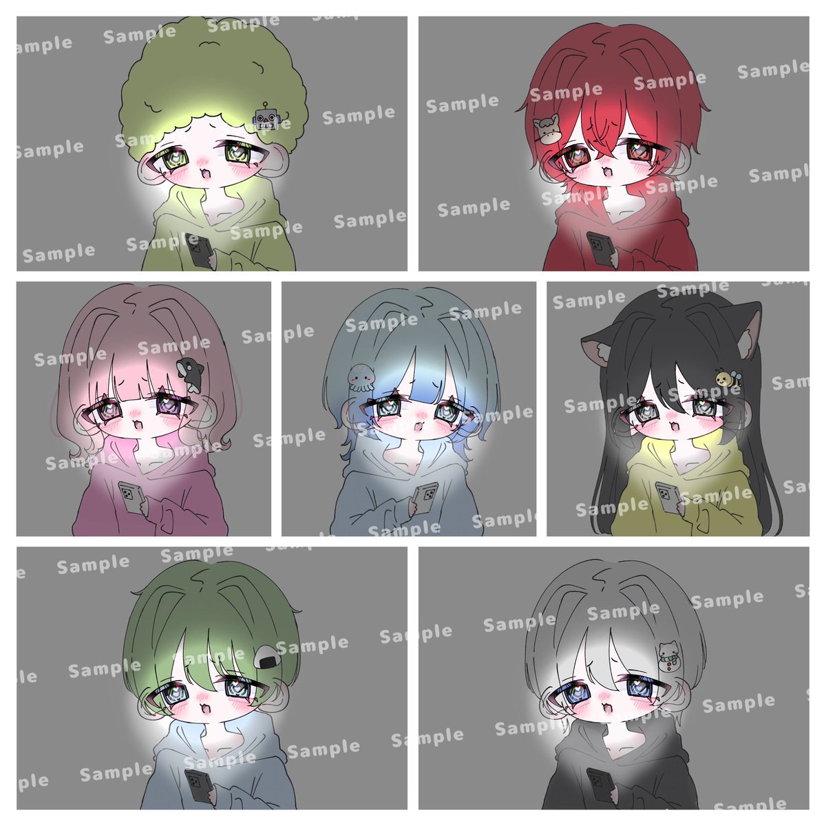 むぃ。様のイラスト届いた✉  ̖́-

<a href="/mu_ix0/">むぃ。</a> 

自分と個SP先の子たちを依頼したら
えぐかわな子たちになった♡

みんな夜更かしさんだから
暗いver.で統一した🐑⸒⸒

素敵なイラスト
ありがとうございました🎨ᝰ.🖌