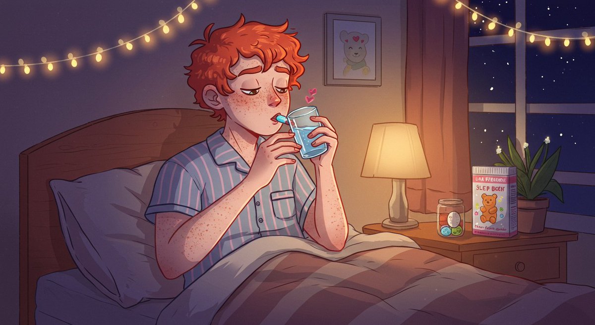 Ark73hi9f7nEXvl's tweet image. 私「そう。トレンドのnatural melatonin大事。あなた、メラトニン飲んでる？ #健康雑学 #melatonin #sleepsupplements」