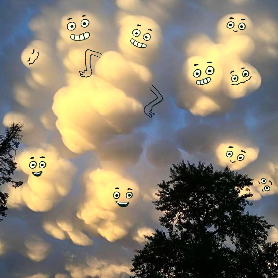 cloudifyart's tweet image. The clouds are gathering 
something is about to form…