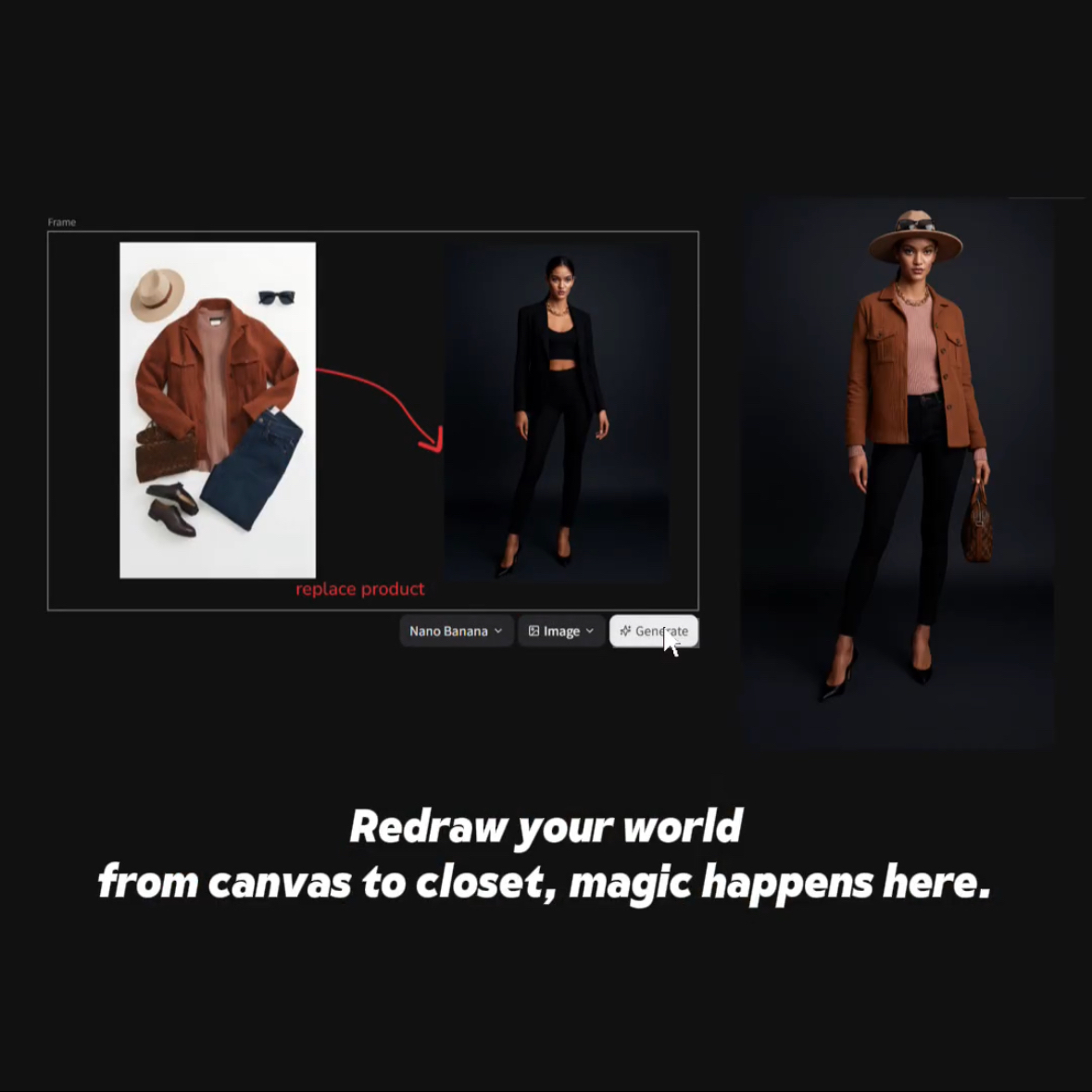Zopia_AI's tweet photo. 👗 Unlimited fits. Infinite style.
AI swaps your look — couture, street, hyper-real.
All in one click.
🚀 Fashion powered by Jaaz.
#AIstyle #FashionTech #OutfitSwap #CreativeAI #JaazAI https://t.co/fhB1HLMLgn