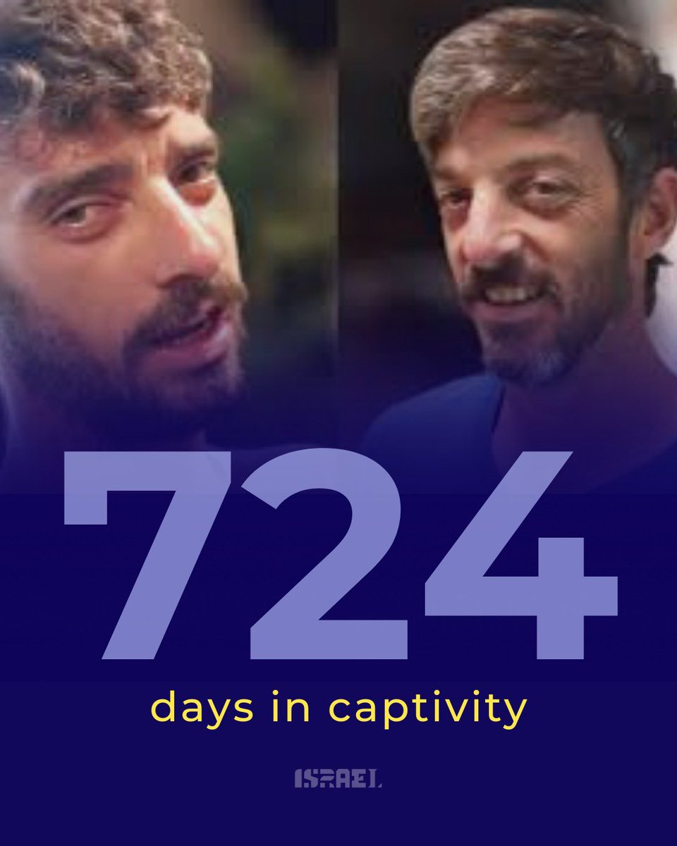 Ariel ja David Cunio ovat olleet Hamasin vankeina Gazassa 724 päivää.

Veljekset otettiin panttivangeiksi perheidensä kanssa Nir Ozin kibbutsilla 7. lokakuuta. Davidin vaimo ja kaksostyttäret vapautettiin marraskuussa 2023. Arielin tyttöystävä Arbel Yehoud vapautettiin