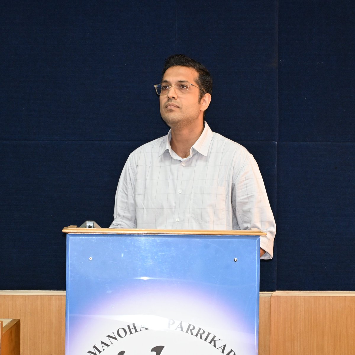 IDSAIndia's tweet photo. Mr. @irohitksharma Research Analyst, presented on "Cyber Security Risks to Space Assets” at the Monday Morning Meeting. The meeting was moderated by Ms. @justkhyati . DG @SujanChinoy and scholars of @IDSAIndia participated in the discussion. https://t.co/nAdfhX8b9N