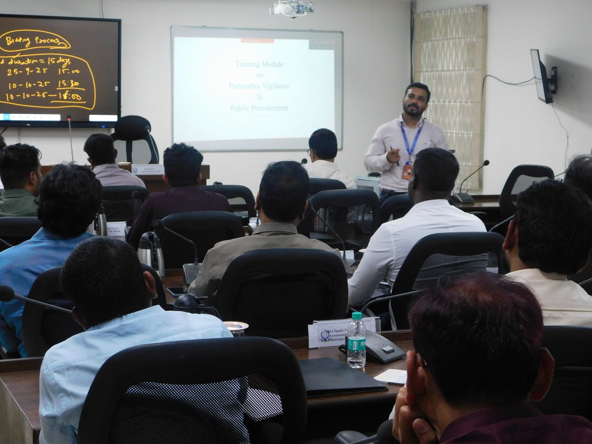 NIDEM_GoI's tweet photo. NIDEM successfully conducted a two-day training programme on Tendering Process and Store Management Rules &amp; Documentation from 25–26 September 2025, for Cantonment Board Accountants and Store In-Charges. https://t.co/LgsIelEvH4