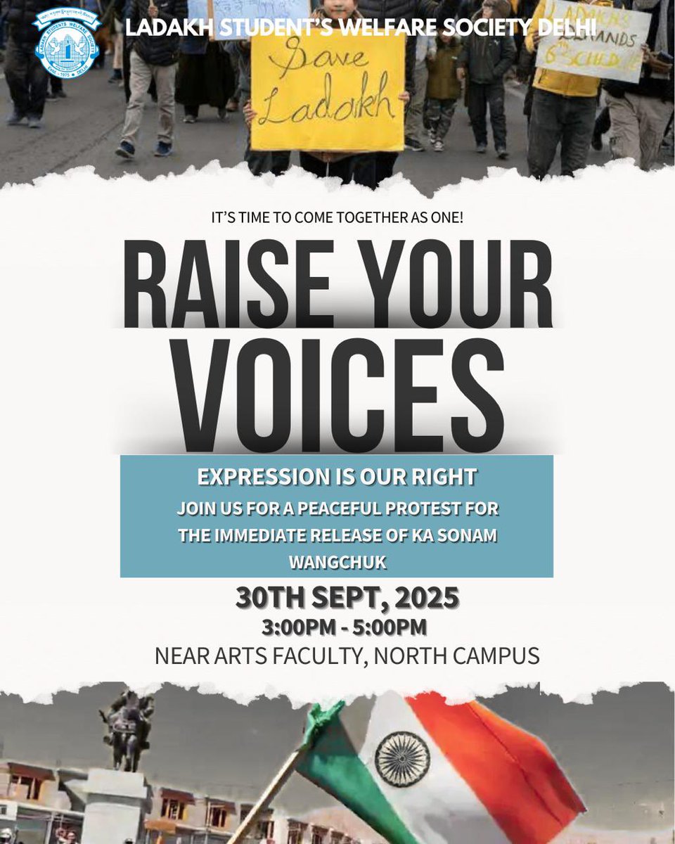 Ladakh Students Welfare Society Delhi tweet media