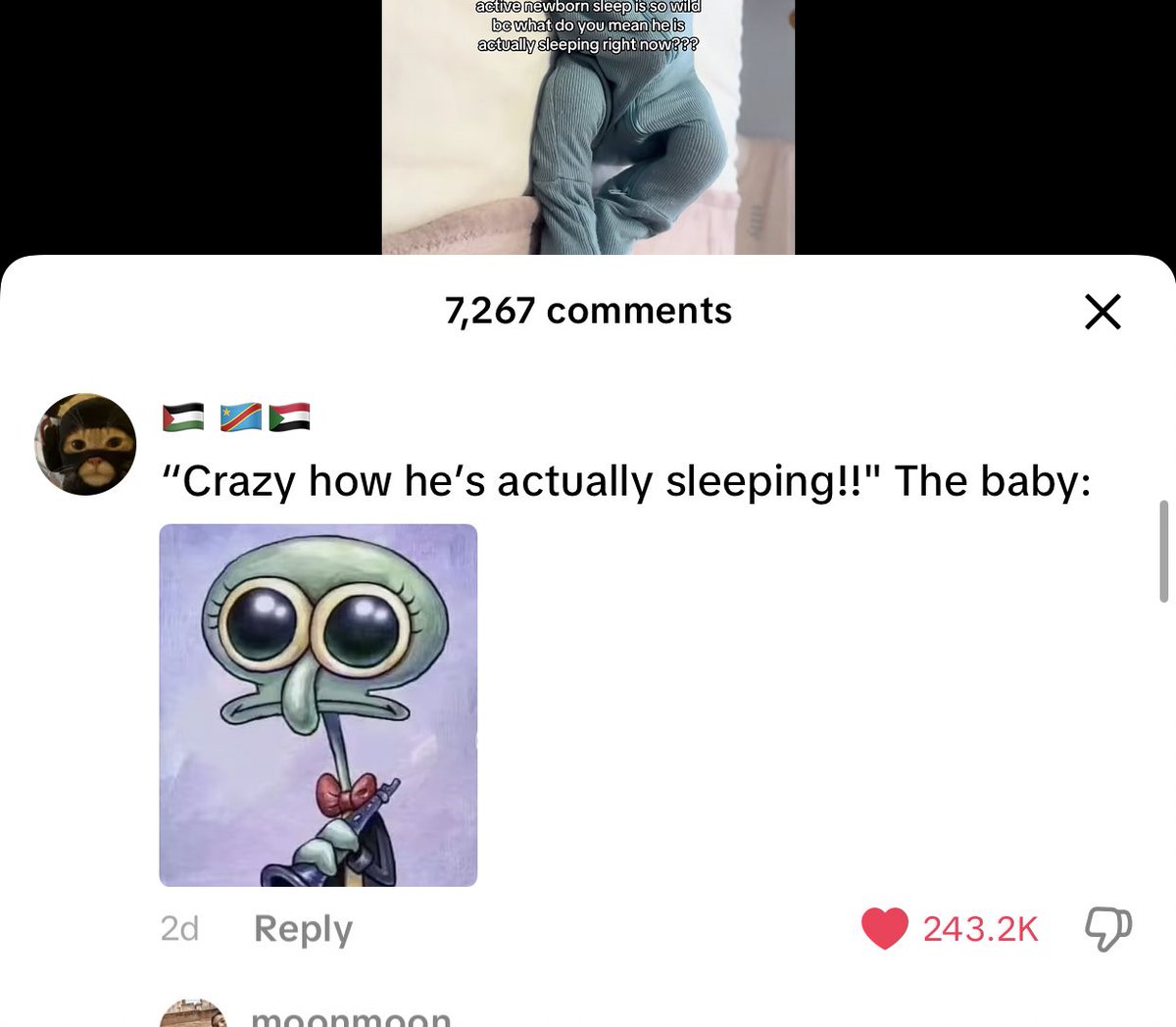 مصره انه نايم😭😭