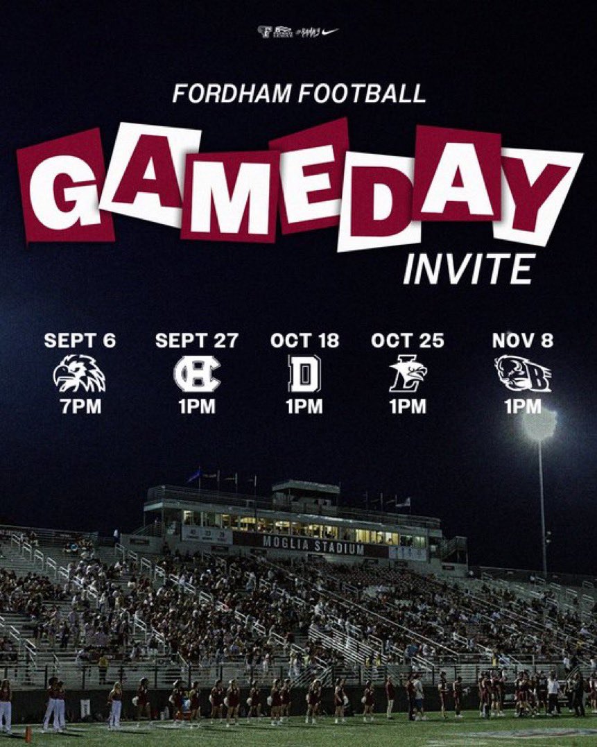 Thank you <a href="/_CoachWilks/">Ben Wilkerson</a> for the <a href="/FORDHAMFOOTBALL/">Fordham Football</a> invite. <a href="/SchroederFtball/">Schroeder Football</a> <a href="/CoachMcCannERT/">Coach McCann</a>