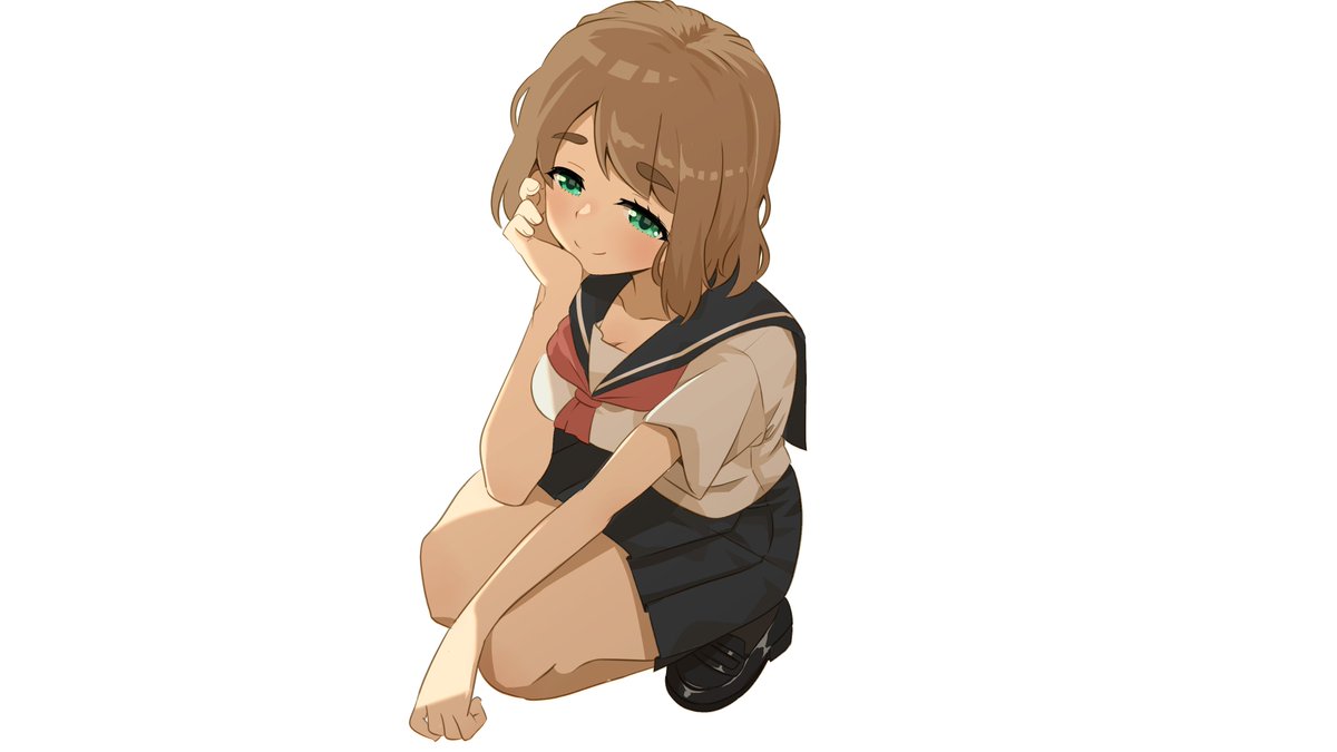 落書きです。

左手の位置に最後まで悩みました。もうちょい可愛い感じが良かったのですが・・・