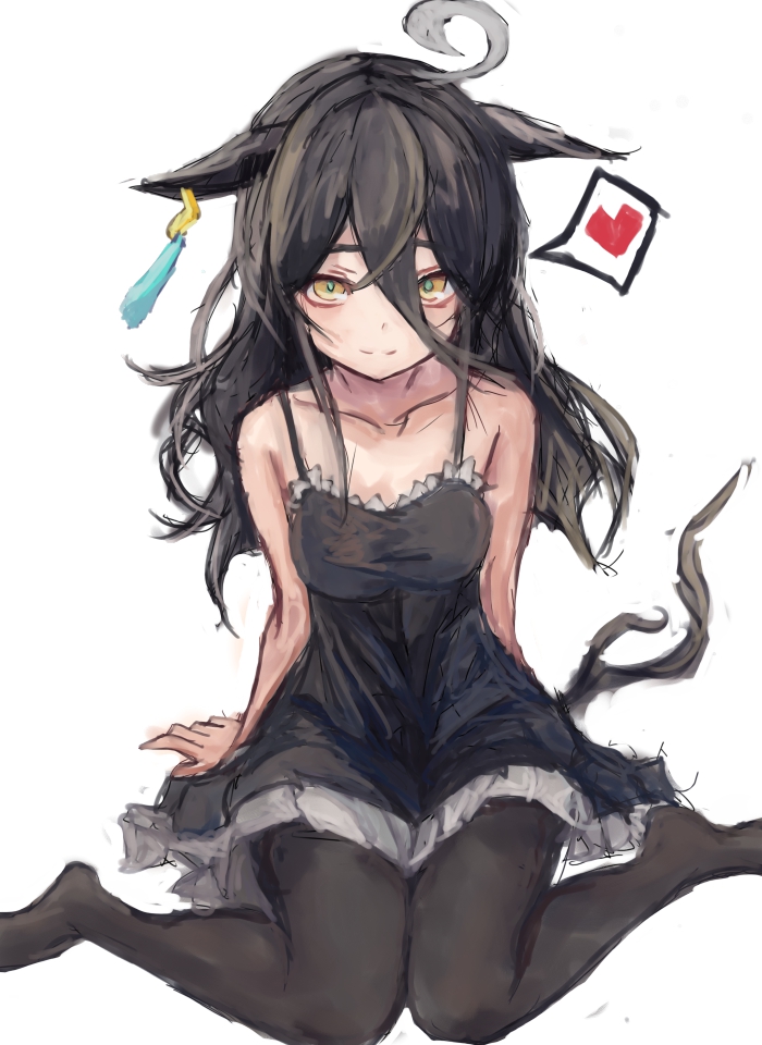 マンハッタンカフェ(ウマ娘) 「#24時間でフォロワー何人増えるかチャレンジ」|柳のイラスト