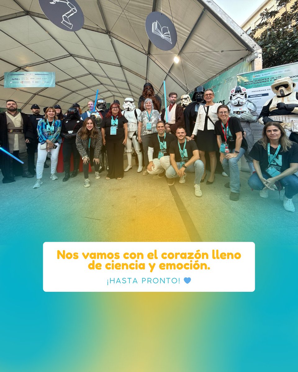 Más de 38.000 personas pasaron por “La Ciencia Contraataca” en la Noche Europea de los Investigadores e Investigadoras 2025 💡🔬