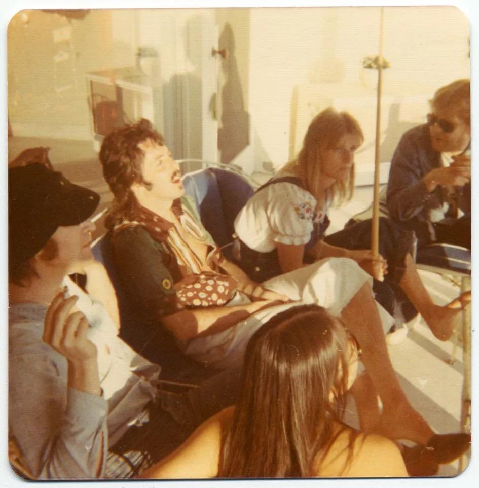 rockstarroyco's tweet photo. Last known pictures of John &amp; Paul together taken in 1974 :,) I will come up with a happier Mclennon Monday post later I swear https://t.co/v3xyf5TCf9