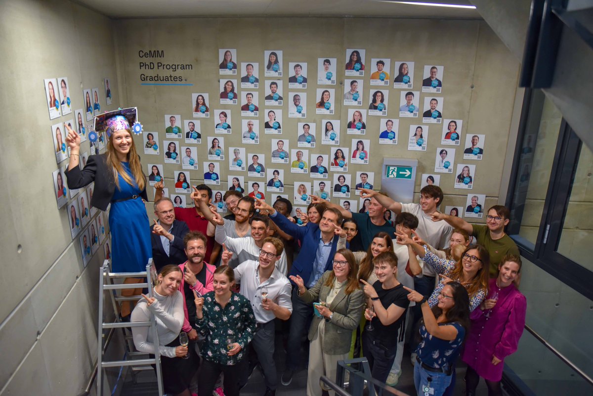 CeMM_News's tweet photo. Congratulations to Eugenia Pankevich from the group of CeMM PI & @MedUni_Wien Prof. Christoph Bock (@BockLab), who has successfully defended her PhD thesis entitled "Engineering next-generation T cell therapy through genetic screens." Well done!! π π #phdlife #phdhat https://t.co/idGl55JjTW