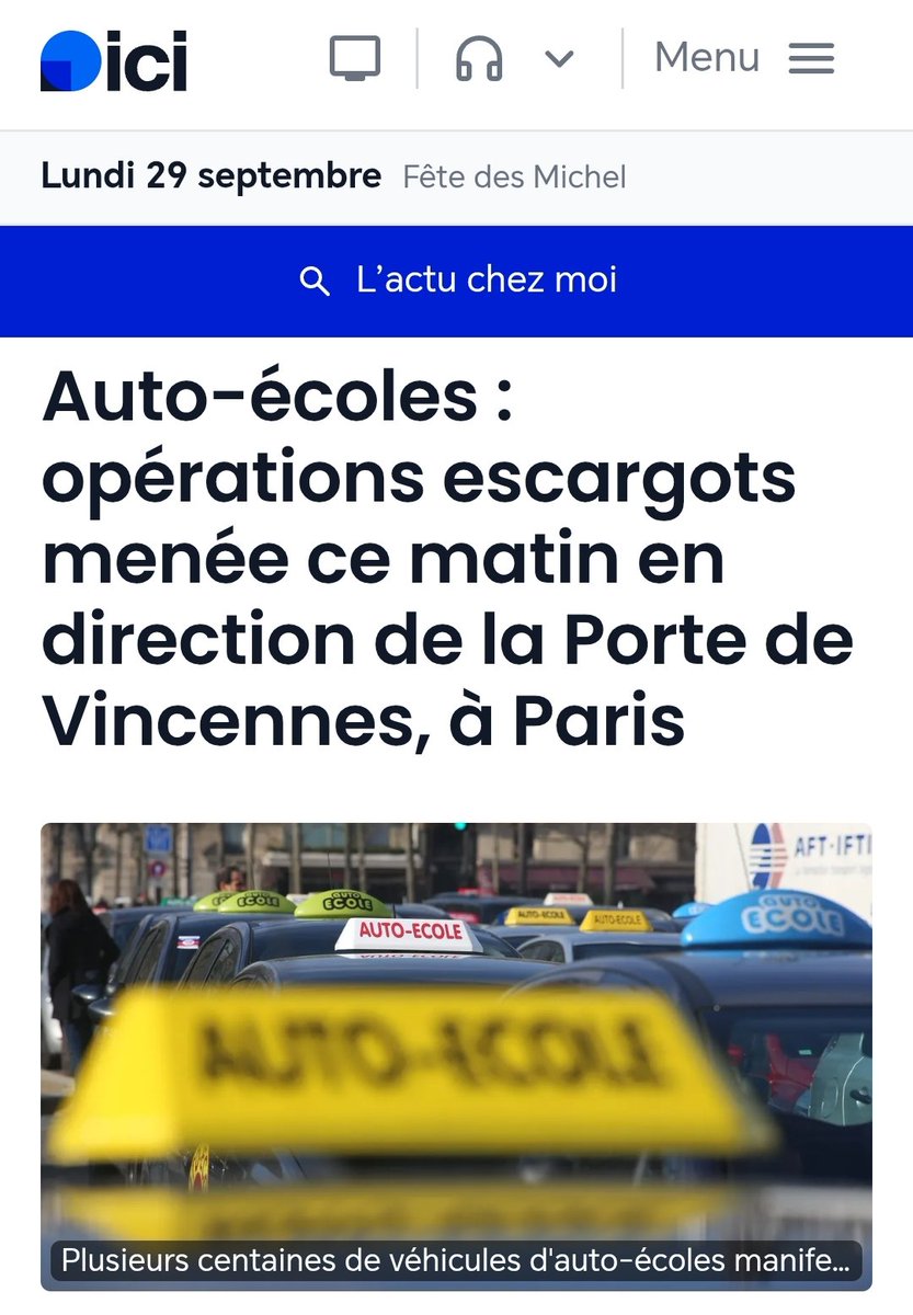 1 500 inspecteurs pour 1,4 million de candidats au permis ? Évidemment les délais explosent ! 

Soutien aux auto-écoles mobilisées aujourd’hui.

On le dit depuis le début : le permis doit être un droit, pas un luxe. Gratuité du permis pour toutes et tous !