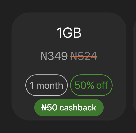 RayTilde's tweet photo. Today’s discount on Amigo NG app—MTN 1GB. Enjoy! https://t.co/h4vFbLxKbQ