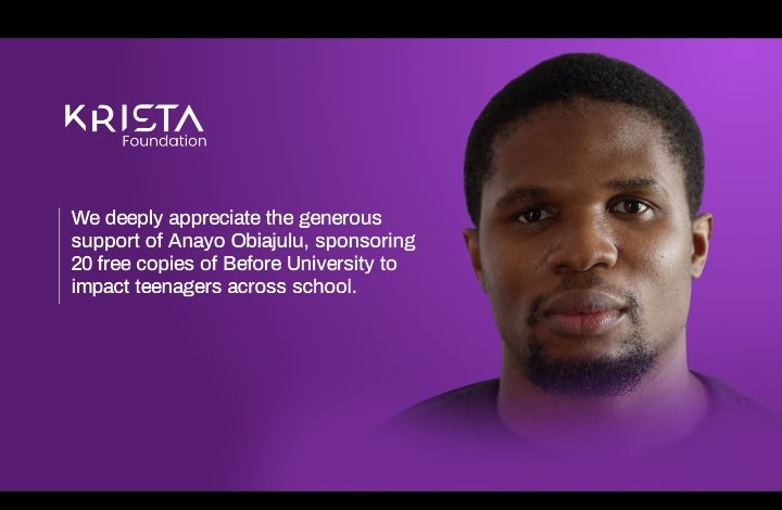 Big congrats to <a href="/AnayoObiajulu/">Anayo Obiajulu</a> 🌟
Your unwavering sponsorship of the Krista Foundation Project proves that true change happens when passion meets generosity. Thank you for believing in us. 💐

#INDvsPAK
#LingOrm
#krista