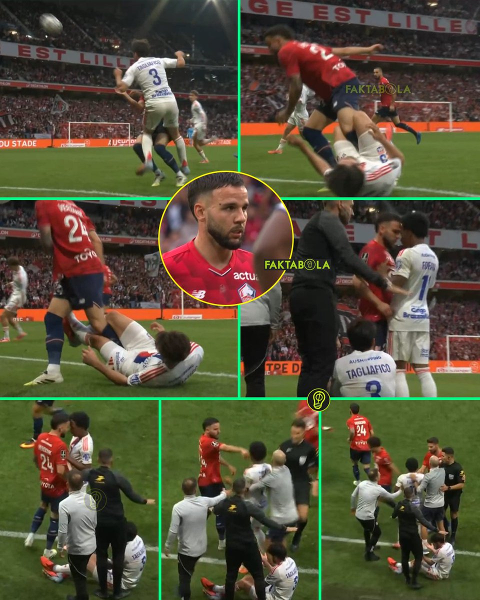 Ketika Calvin Verdonk terlibat gelud ⚔ Berawal dari Verdonk menabrak Tagliafico saat perebutan bola. Lalu kaki nya Verdonk dijepit oleh Tagliafico. Pemain Lyon lainnya datang membela Tagliafico, dan berseteru adu kepala dengan Verdonk. 

Tapi tak berlangsung lama, setelah itu