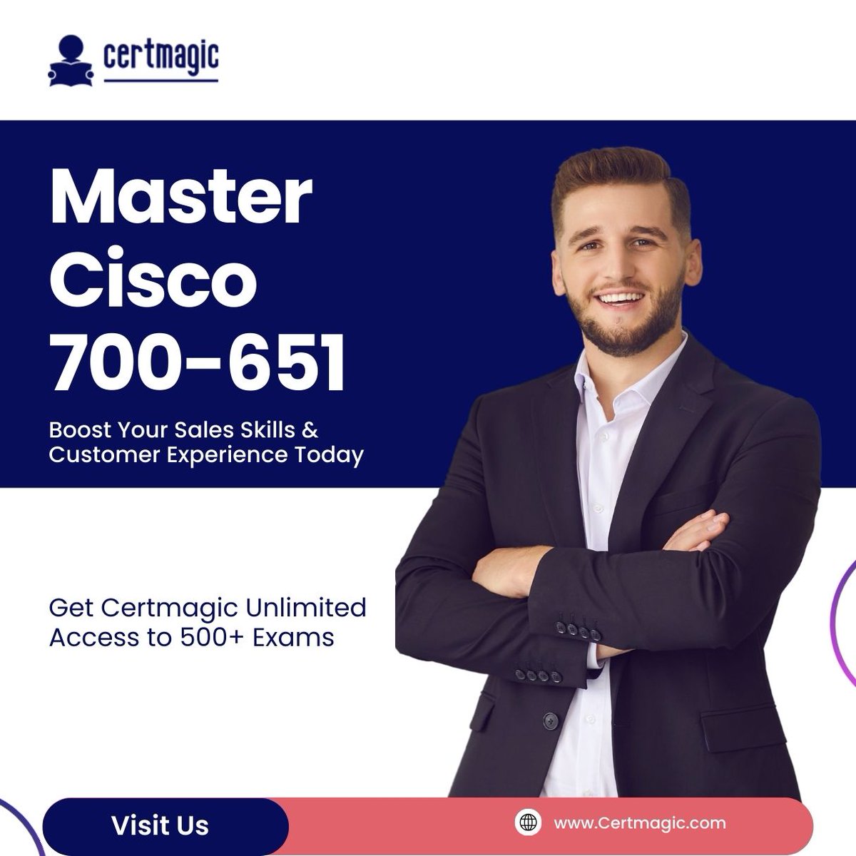 certmagictalks's tweet image. 🚀 Ready to level up your career? The Cisco 700-651 Collaboration Architecture Sales Essentials Exam is your gateway to mastering Cisco solutions and delivering exceptional customer experiences. 

@certmagictalks 
.

#Cisco700651 #CiscoCertification #CollaborationArchitecture