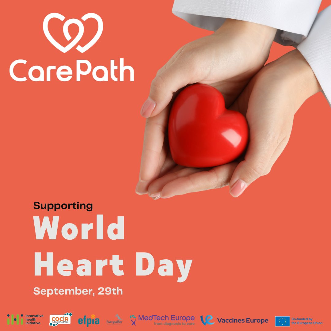 CarePathIHI's tweet photo. On World Heart Day, CarePath partners stand with people living with cardiovascular disease.
Our project offers personalised tools and resources to support treatment, health, and quality of life. #CarePath #CVD #WorldHeartDay https://t.co/aDhUvYYtry
