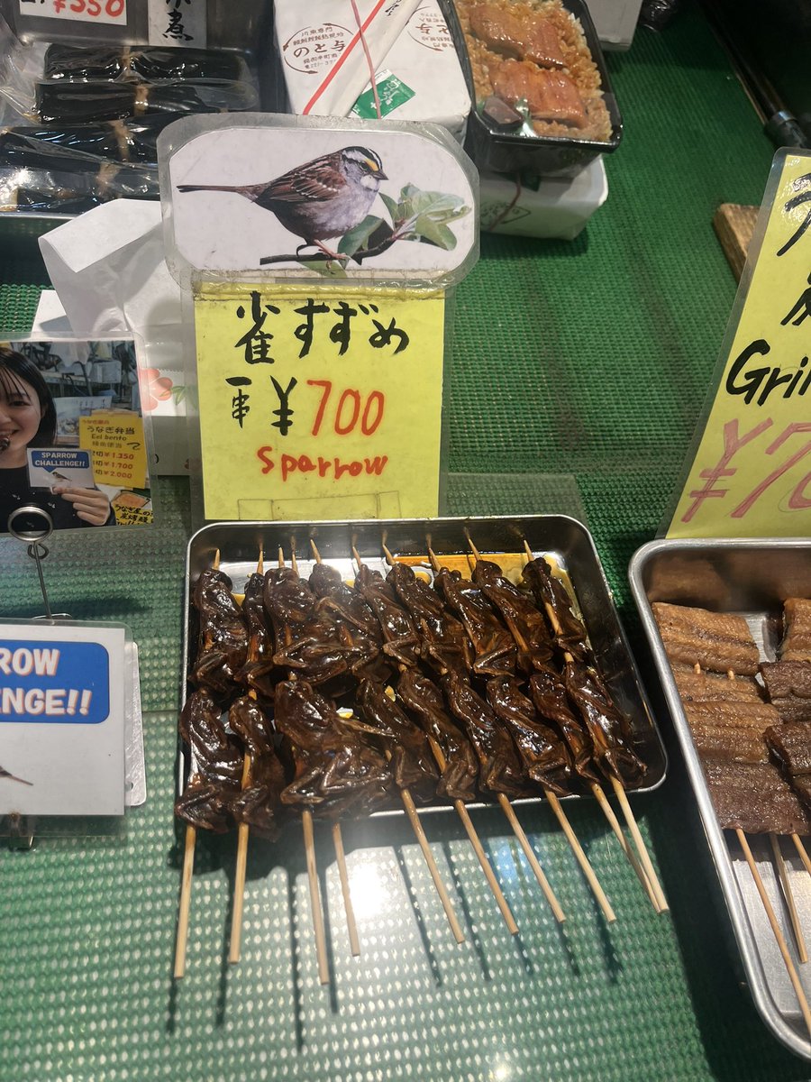 sharpis100's tweet photo. Anyone for sparrow? 🤢 https://t.co/umXEnsS4jF