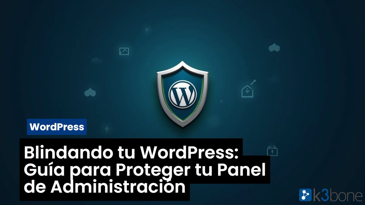 k3bone's tweet photo. ¿Tu login de WordPress sigue en /wp-admin? 😱 Estás en el punto de mira de los bots.

Aprende a blindar tu acceso en 3 pasos:
  - Oculta la URL de login
  - Bloquea ataques de fuerza bruta
  - Activa el 2FA

Guía completa👇
https://t.co/tQVIHkrKw9
#WordPress  #Ciberseguridad https://t.co/BXxKsmrXek