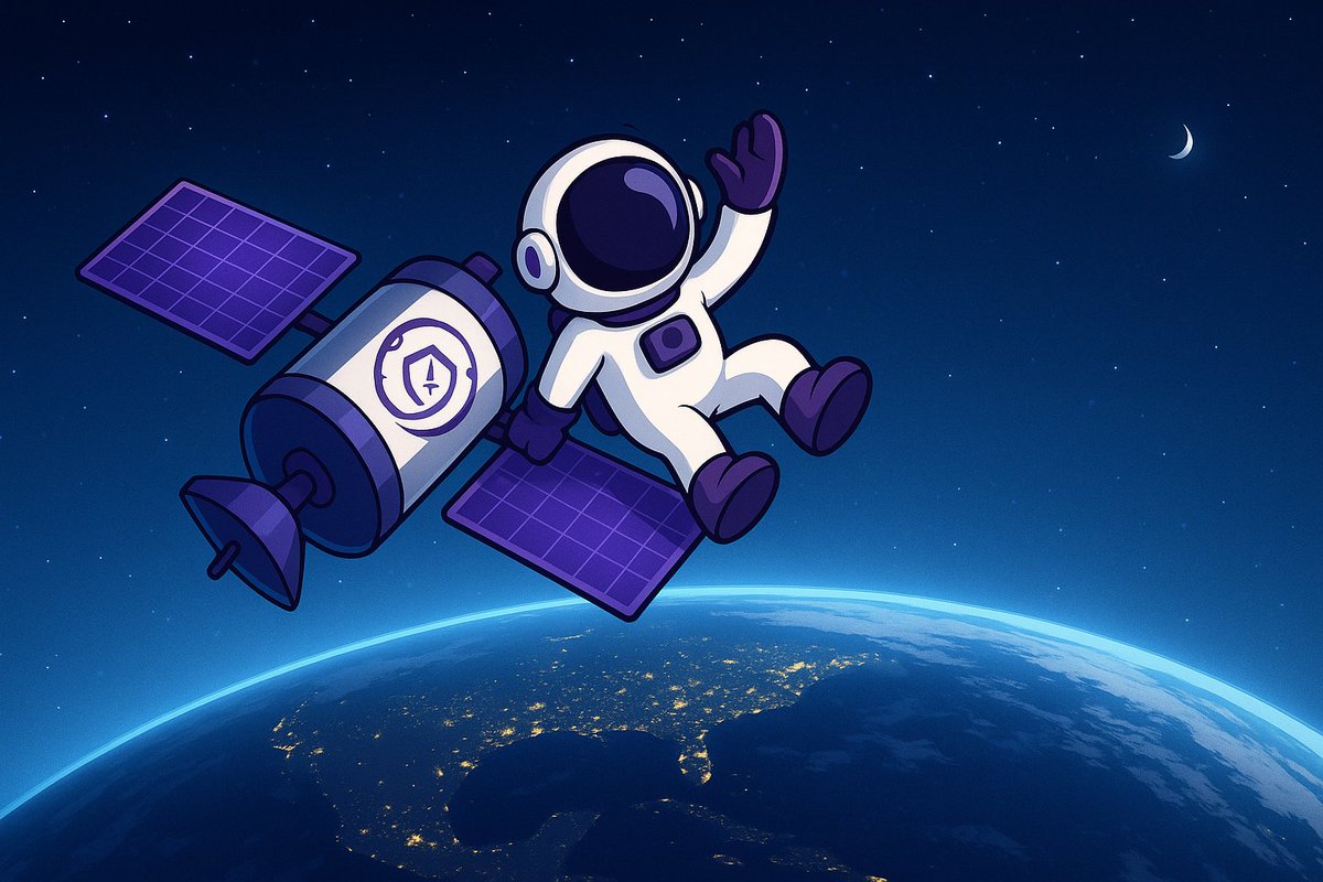 safemoon's tweet photo. Good Morning #SafeMoonArmy 🌌

The view is vast, the mission is clear.

We keep moving forward, together.

#SAFEMOON 🔒🌙 https://t.co/oEkkiCCvMr