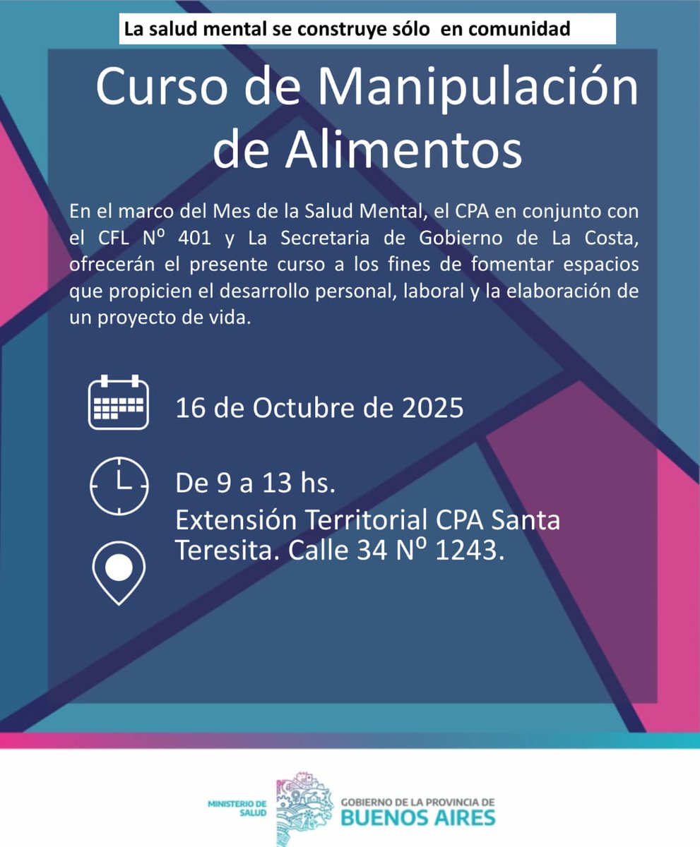 #CPALaCosta
<a href="/SaludBAP/">SaludBAP</a>
<a href="/saludmentalpba/">Salud Mental, Consumos y Violencias</a>
<a href="/RSanitaria8/">Region Sanitaria VIII</a>
