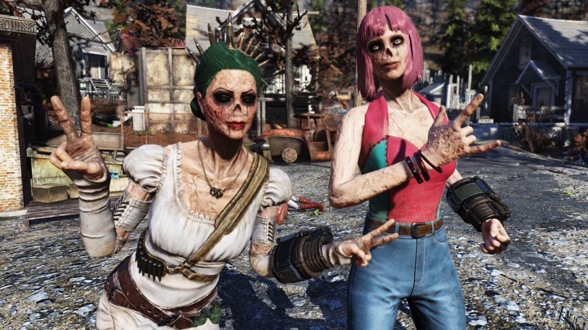 sendnukas's tweet photo. We are just girls having fun 😝

#fallout76 #fallout76photomode #fallout76community #fallout76roleplay #fallout #bethesda @Fallout @bethesda @bethesda_ESP @BethesdaStudios @BethesdaLATAM https://t.co/iDVM75oMhR
