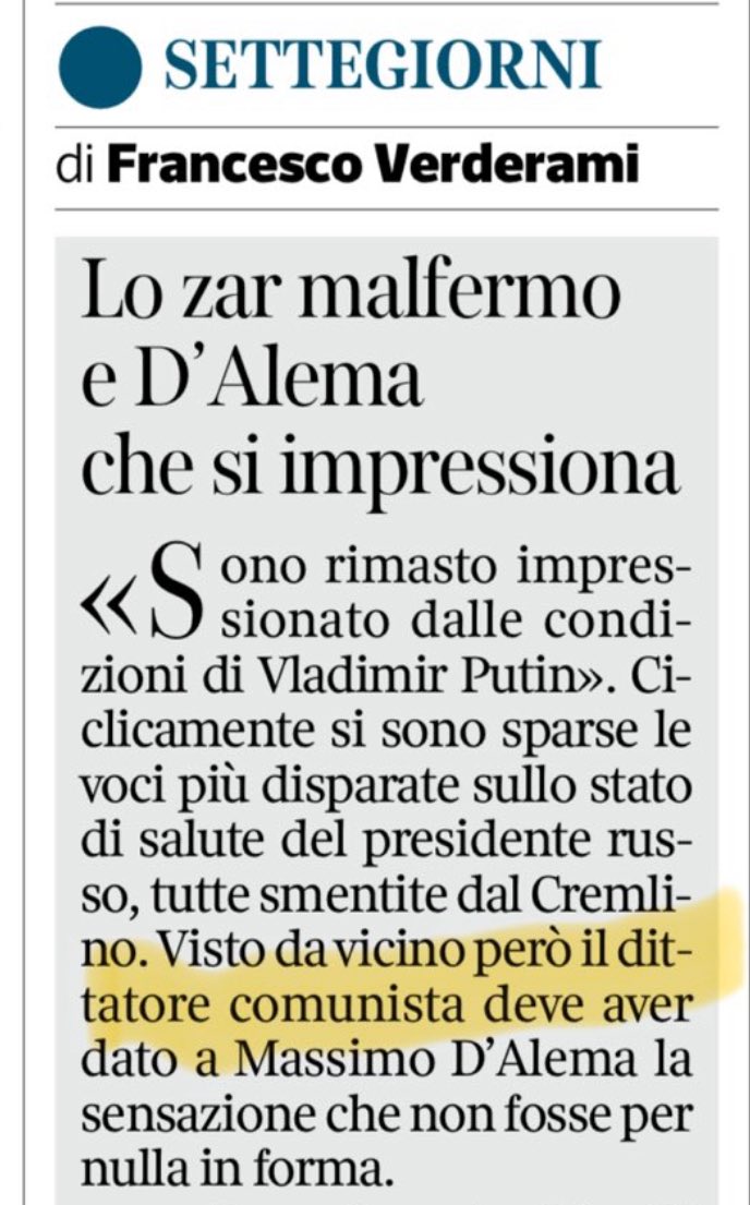 Ma quanto si può essere ignoranti, incompetenti e totalmente inadeguati per definire Putin un “dittatore comunista”? Davvero qualcuno spende dei soldi per leggersi queste fesserie?
