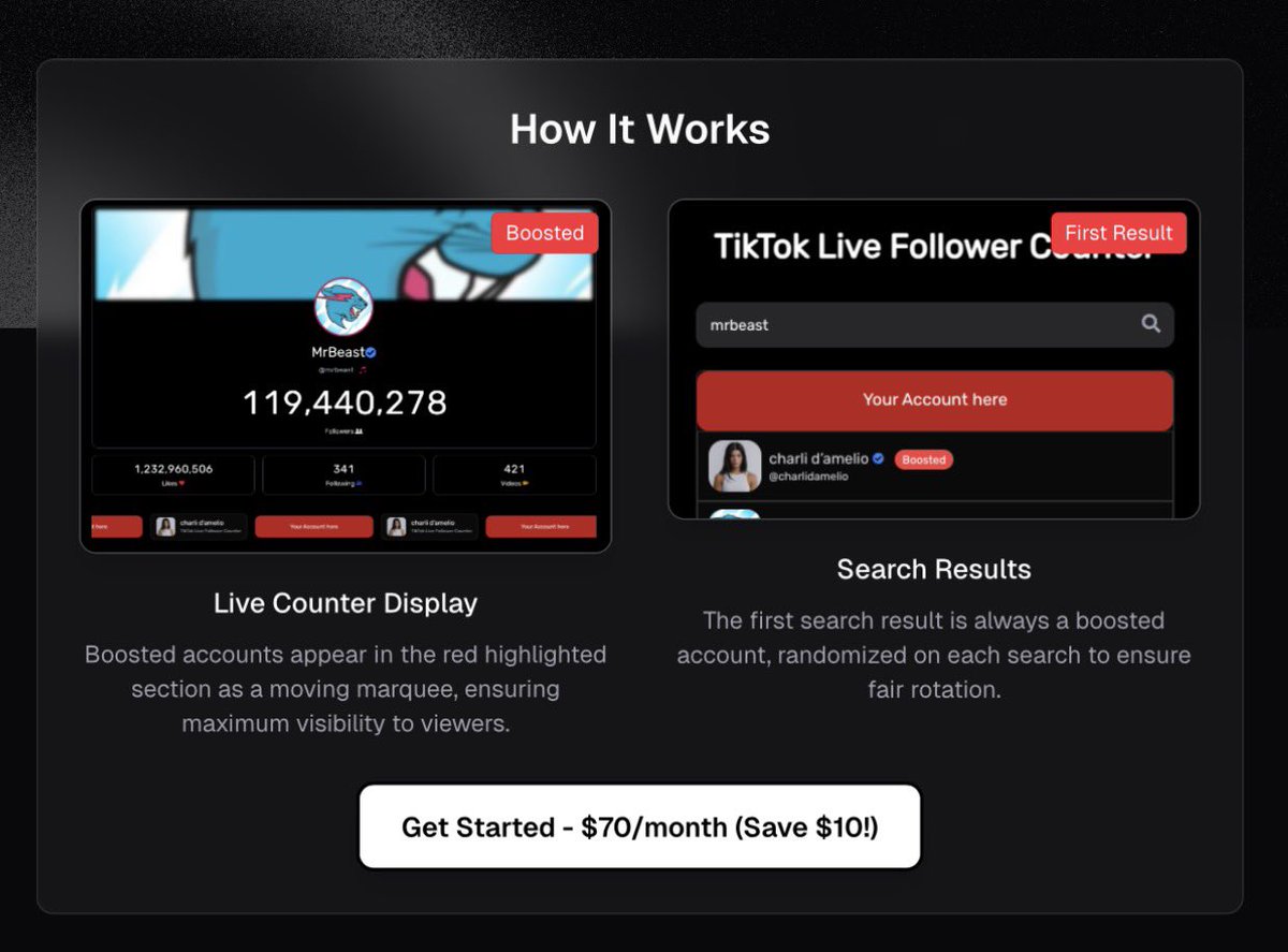 🚀Boost your social media accounts or videos to thoudands per day for just $20 per week with promotion.livecounts.io

now available again!