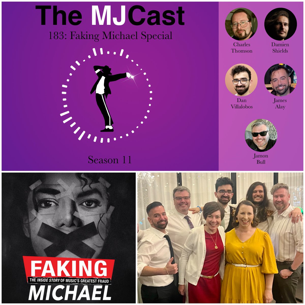 #TheMJCast183: Faking Michael Special

🐐 podcasts.apple.com/au/podcast/the…
🎤 open.spotify.com/episode/60Z7dJ…
🚿 themjcast.com/183-faking-mic…

<a href="/DamienShields/">Damien Shields</a>, his #FakingMichael (fakingmichael.com) podcast team, and Charles Thomson discuss exposing the 21st century’s most brazen art fraud. J.