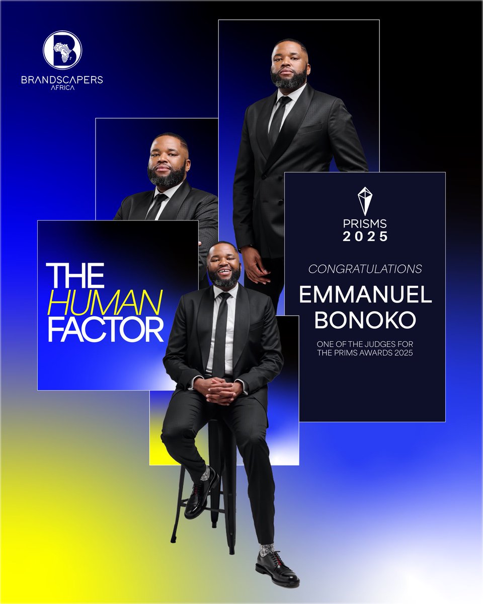 TheBrandScapers's tweet photo. Honoured to celebrate our Founding Director, @EMMANUELBONOKO, as a judge for the #PrismAwards2025. 🌍✨
The Human Factor reminds us: people + purpose drive every campaign.
#TheHumanFactor #LeadershipInAction https://t.co/0OZXjHEQtF