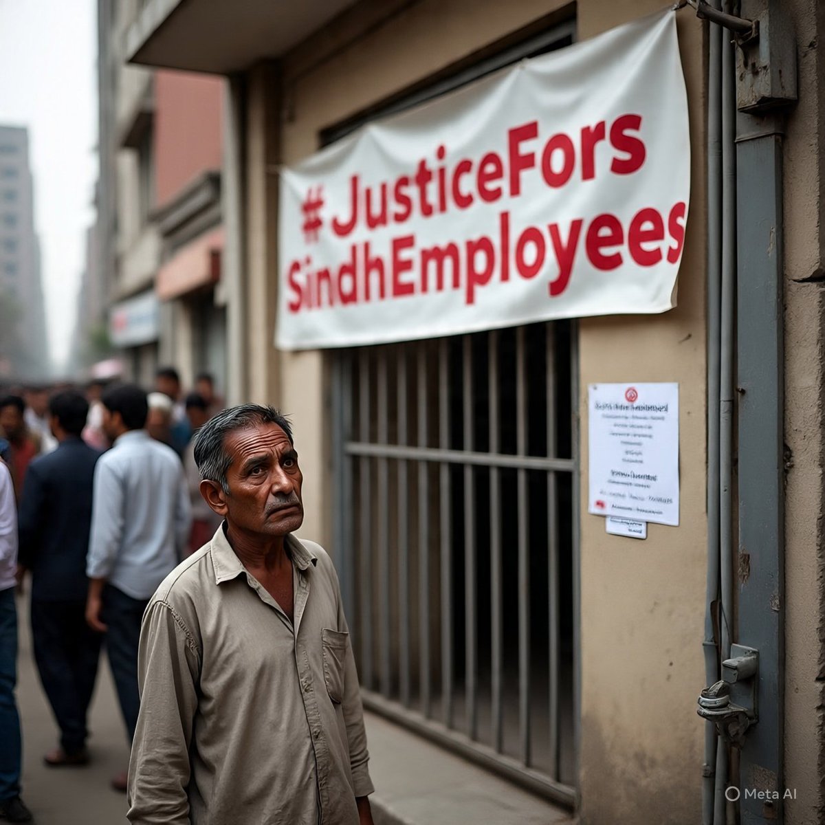 aleeeasif's tweet photo. #JusticeForSindhEmployees https://t.co/bCYBaN0QyX