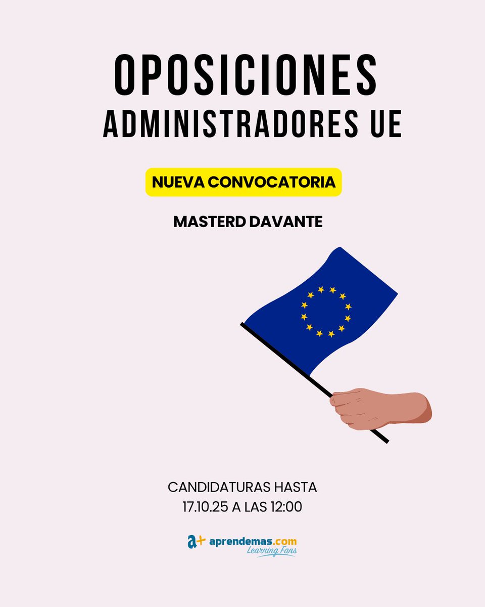 🇪🇺Abierta convocatoria a administradores de la UE. ¿Cómo acceder a una plaza? Requisitos y cómo presentarse. 👇👇
+INFO:aprendemas.com/es/blog/empleo…