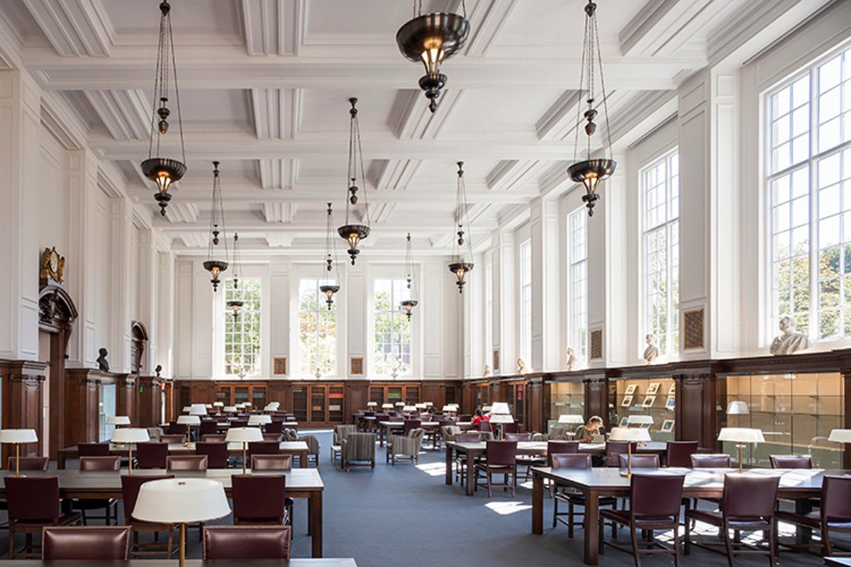 We have had the opportunity to work on many historic colleges and universities, including Brown University in Providence, Rhode Island. At Brown’s John Hay Library, we carefully conserved the historic woodwork &amp; refinished areas of staining &amp; water damage. 

#WoodworkConservation