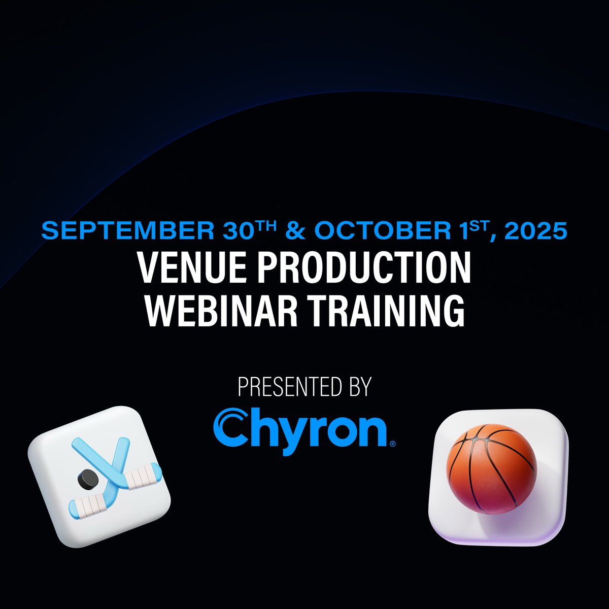 Game day is around the corner — and so is this training.⌛
Seats are almost gone! Don’t just cover the game, own every play.

👉 Register now: hubs.la/Q03L1q-z0

#SinceDayOne #SportsProduction #LiveProduction #ChyronWebinar #Basketball #Hockey