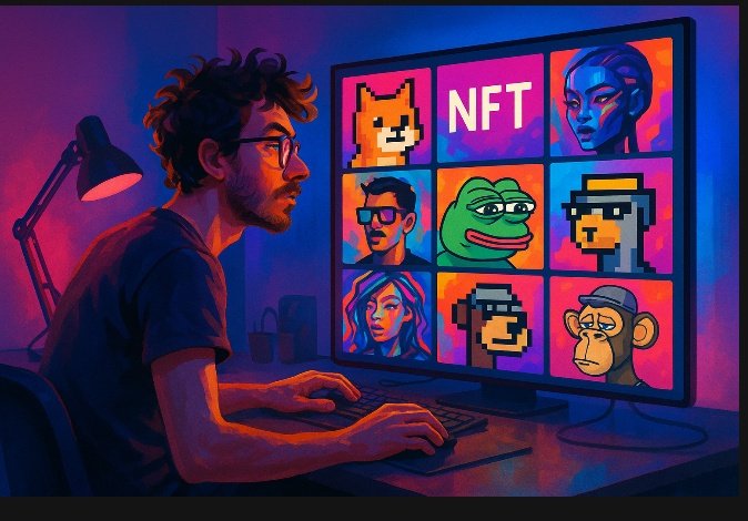 Creating NFTs with AI Fortunately, there's a simpler way.
AI-powered NFT creation:

Enter your idea as a text prompt (like "a neon cityscape with flying cars").

The AI instantly generates your digital artwork and bring  it's on-chain with no artistic skills needed!

Platforms