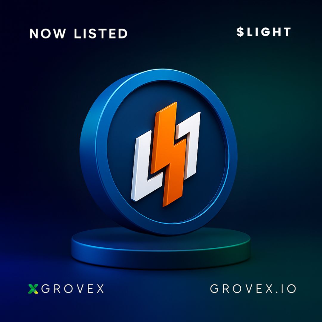 ✓ Now Listed: @BitlightLabs ($LIGHT) on GroveX! ✓ Token: $LIGHT Chain: BSC  🔗 Trade Now: https://t.co/U4yd3pWCKA #LIGHT #Bitlight #Crypto #GroveX # Blockchain #Web3