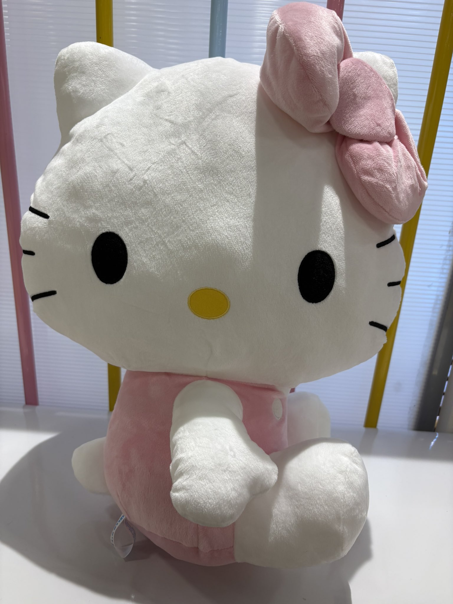 ハローキティ ぬいぐるみ メモリアルドール ピンクキルト ハローキティ