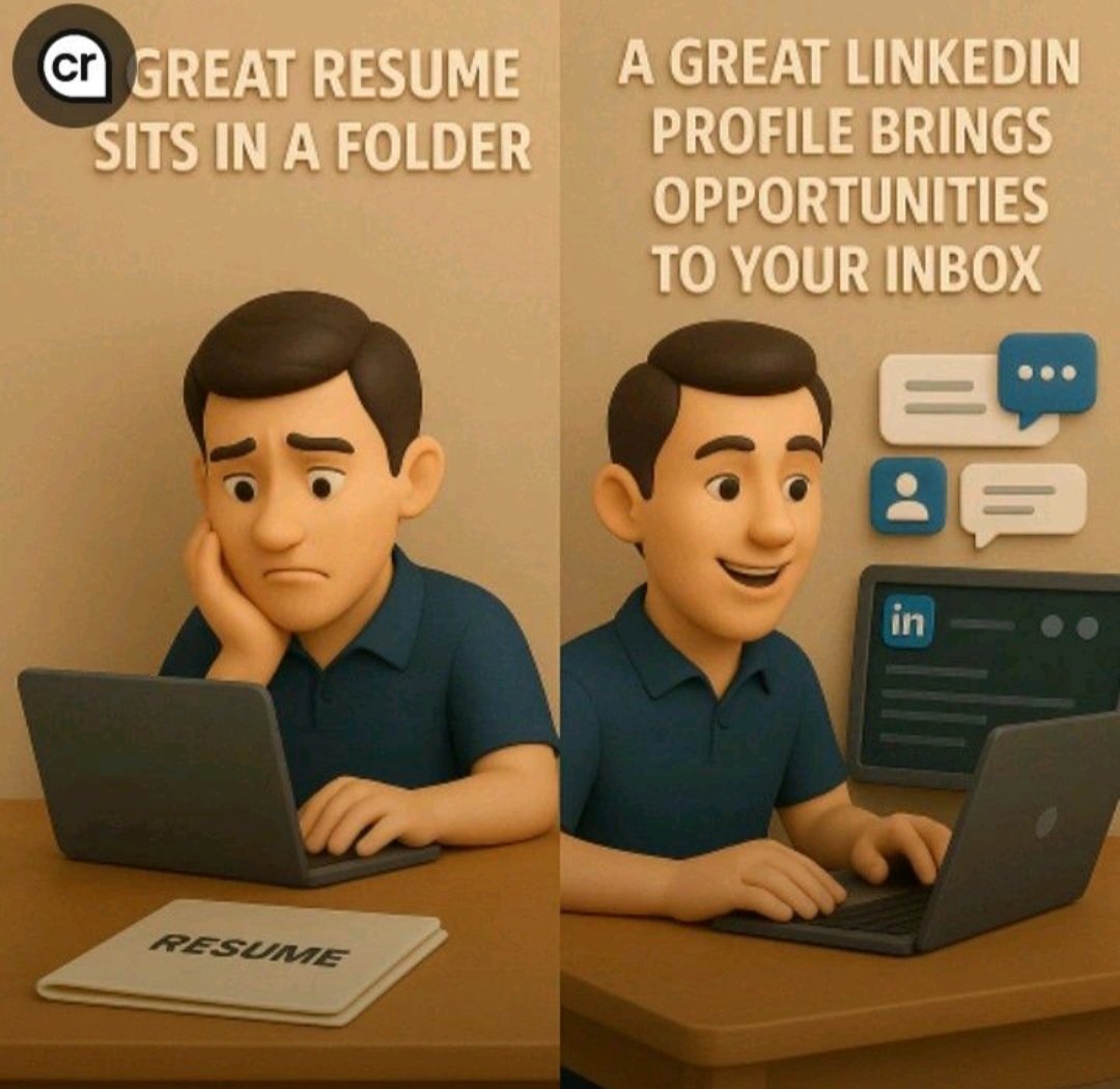 Lamibadboy's tweet image. Day 13 of #100DaysOfCode 🚀
A resume tells people what you’ve done.
But a LinkedIn profile works for you, even while you sleep.
Don’t hide your skills in a folder share, engage, and let opportunities find you.
#icode #yourtechguy