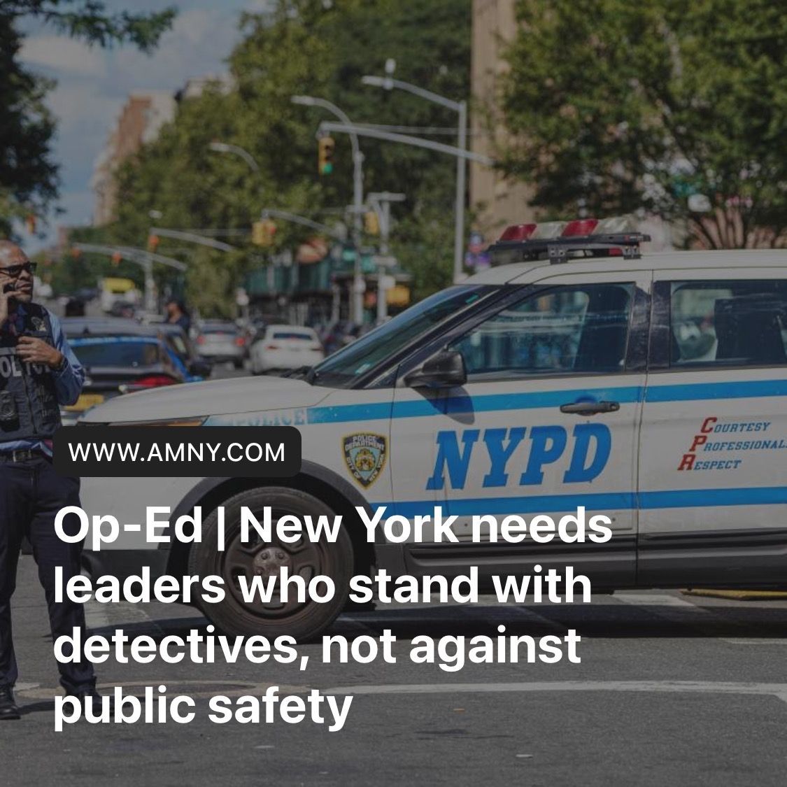 NYCPDDEA's tweet image. “New Yorkers can’t afford leaders who use cops as scapegoats. Detectives don’t get to pick and choose when to show up. We don’t bend with the political winds. We show up every day, on every case, for every New Yorker. That’s what being on the same team means.”

As seen in amNY by…