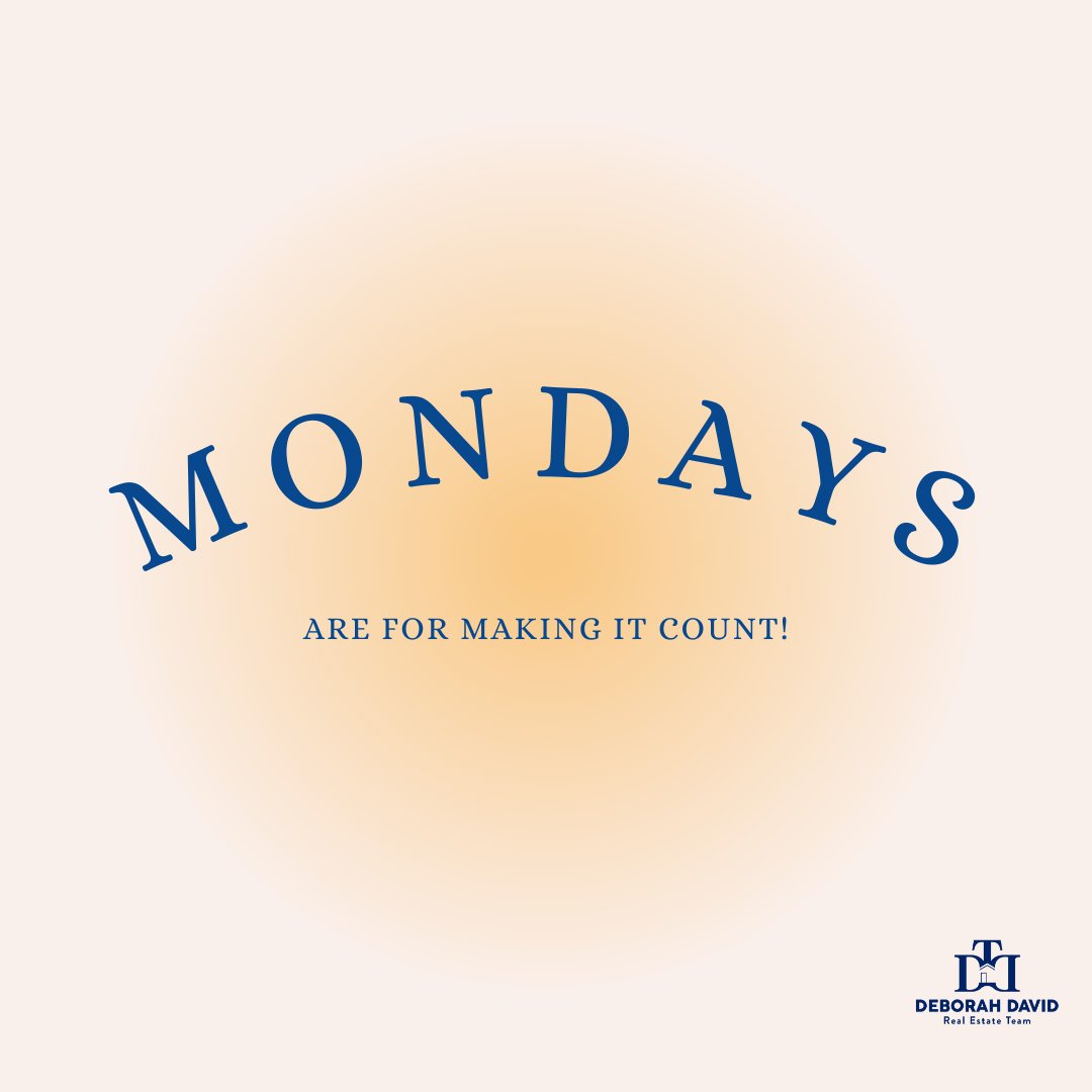 DebDavidTeam's tweet photo. Don’t count the days, make the days count. ✨
Every day is an opportunity to move closer to your goals, one step at a time. Let’s start the week strong!

#ContactTheDeborahDavidTeam
📲: 832-628-8880
✉️: Hello@deborahdavid.com
🔗: https://t.co/n5Y9544QYE https://t.co/UUO7jC21pH