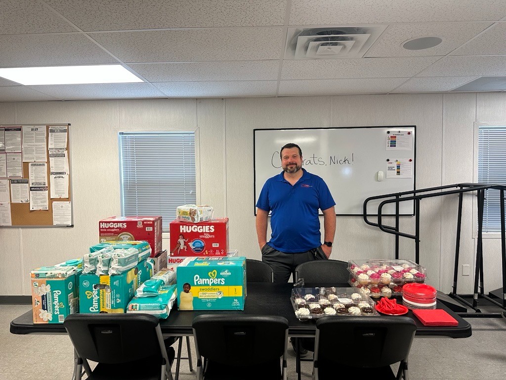 OgiProcess's tweet image. We celebrated Nick Walker with a diaper party last week! Congrats to Nick and his family on this exciting new chapter!