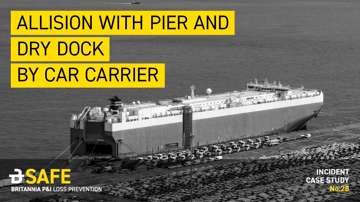 britanniapandi's tweet image. On 13 March 2021, the mooring ropes of a car carrier moored at the port of Bremerhaven parted, causing damage to the berth and a nearby floating dock. 

Read the case study and analysis here 👇
ow.ly/jAO250X2aHX

#BSafe #Safety #LossPrevention #CaseStudy #Britannia