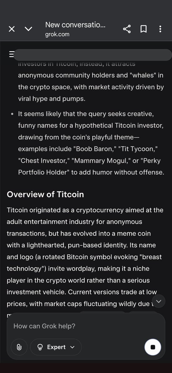 sweetmints1234's tweet photo. @Titstrategy This is what grok offered. https://t.co/XdJf0opg4y