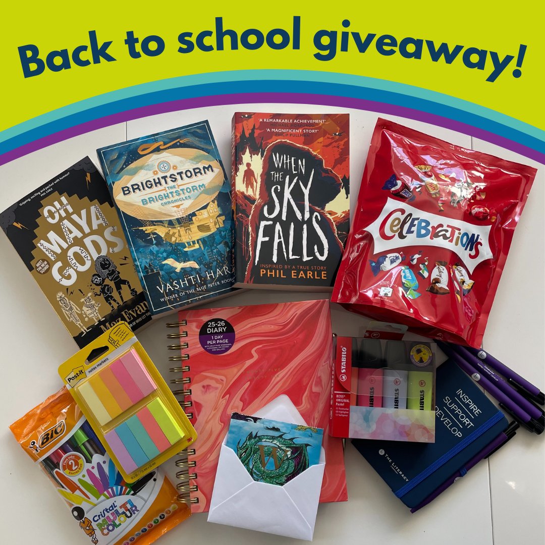 🎁 Giveaway time!🎁 

Now that we're getting into the swing of the new school year, it's time for our back to school giveaway!

This is your chance to win a £30 Waterstones voucher, some fantastic books, stationery, and essential treats to help you through the autumn term!