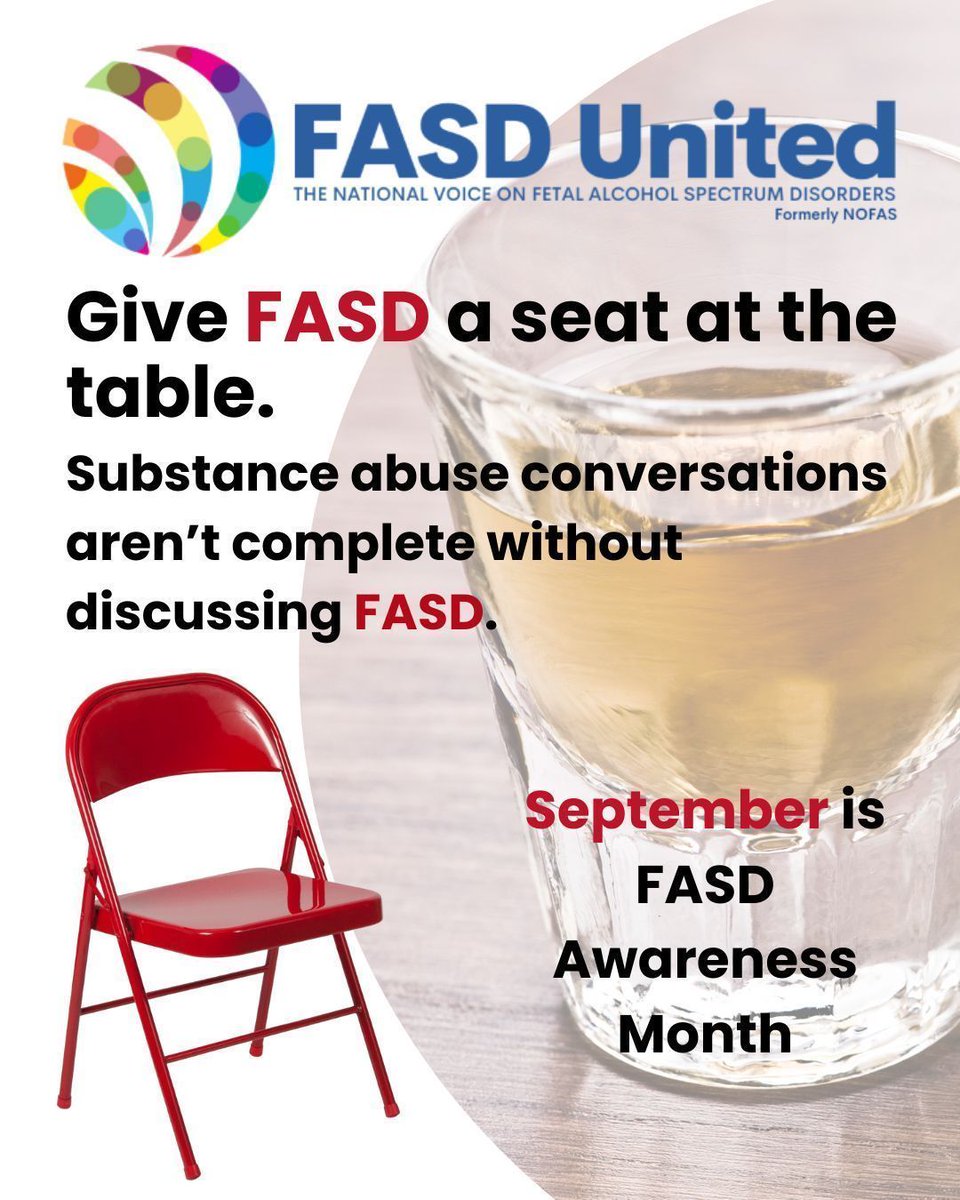 Give FASD a seat at the table. FASD needs to be included when discussing substance use so that we can raise awareness, build support, and promote prevention strategies for healthier futures for all.

nfpaonline.org/fetal-alcohol-…