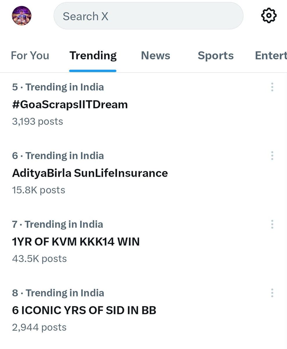 So This Tagline Came in Top 10 for our today's Trend 

6 ICONIC YRS OF SID IN BB

#SidharthShukla