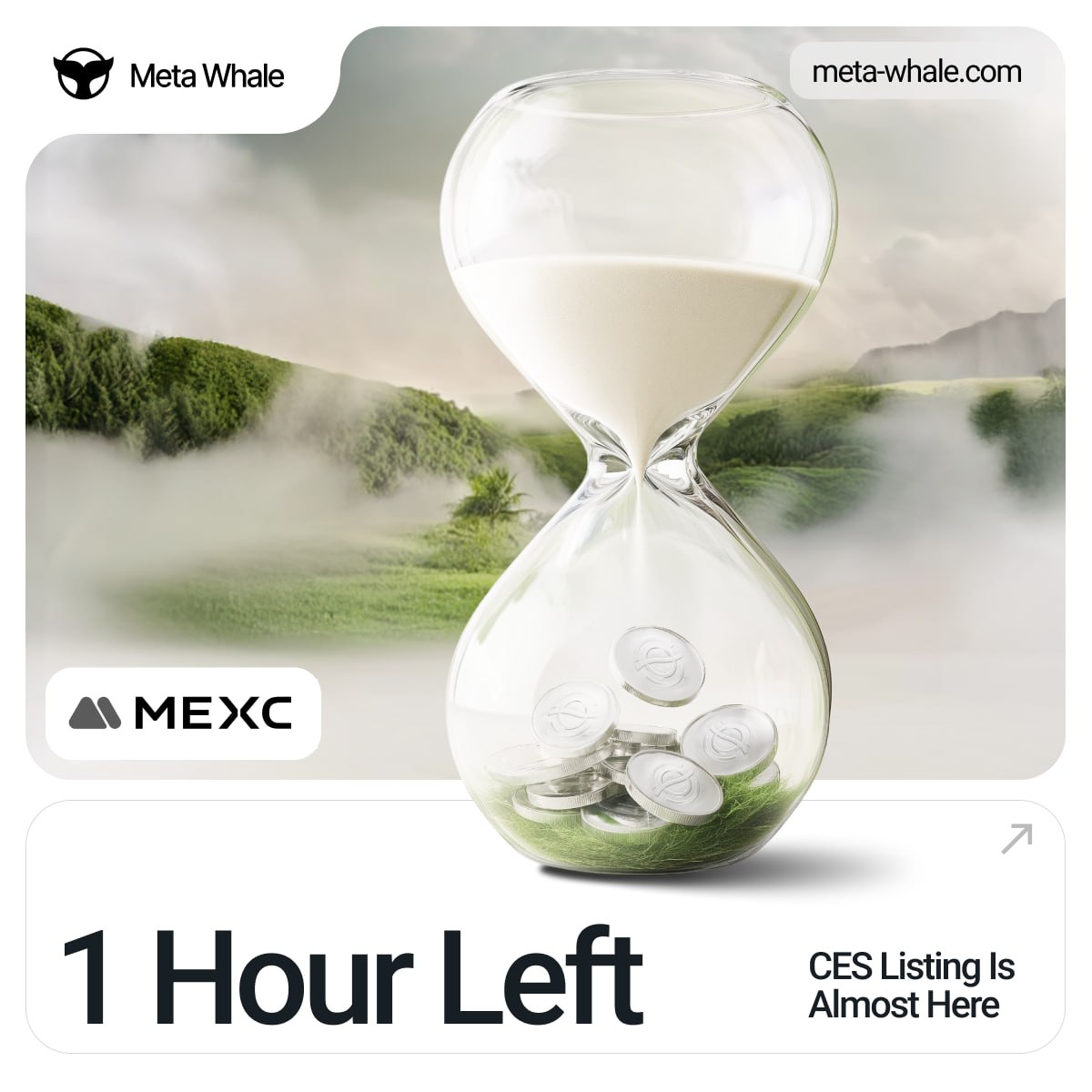 ⏳ 1 Hour Until $CES Listing on MEXC

The wait is almost over
Join in as $CES trading kicks off:
mexc.com/exchange/CES_U…