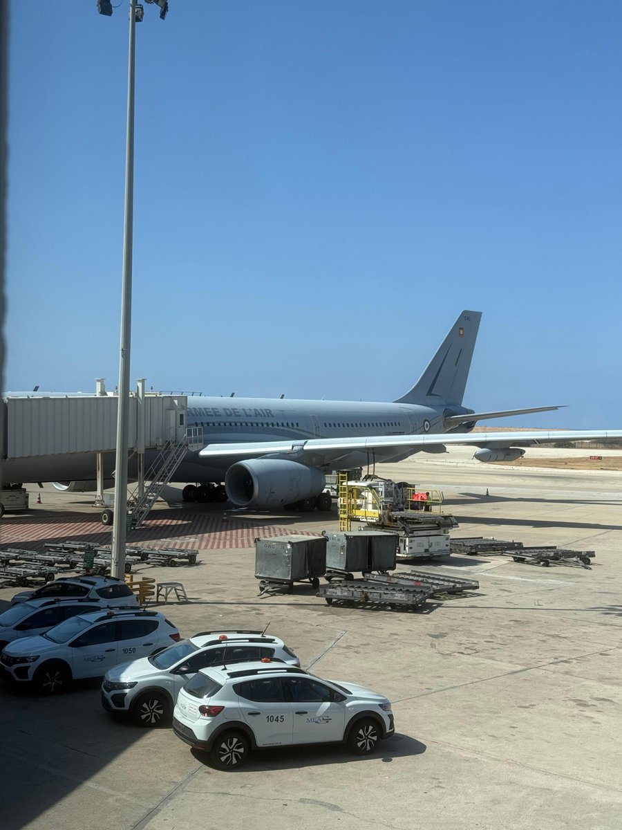 LebanonJets's tweet photo. #FUJCK parked at gate 20 FR24 livetrack no longer displays info but the "MRTT" is a dead-giveaway https://t.co/vzPaNhMlET https://t.co/hpnao5tFvV